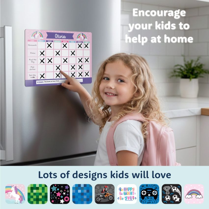 Kids Dry Erase Chore Chart product preview image