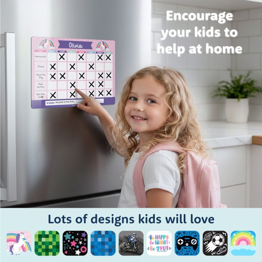 Kids Dry Erase Chore Chart gallery image №1
