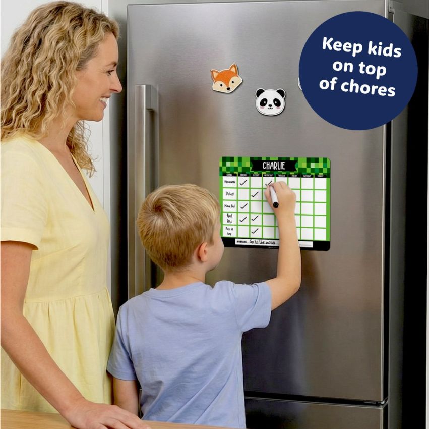 Kids Dry Erase Chore Chart product preview image