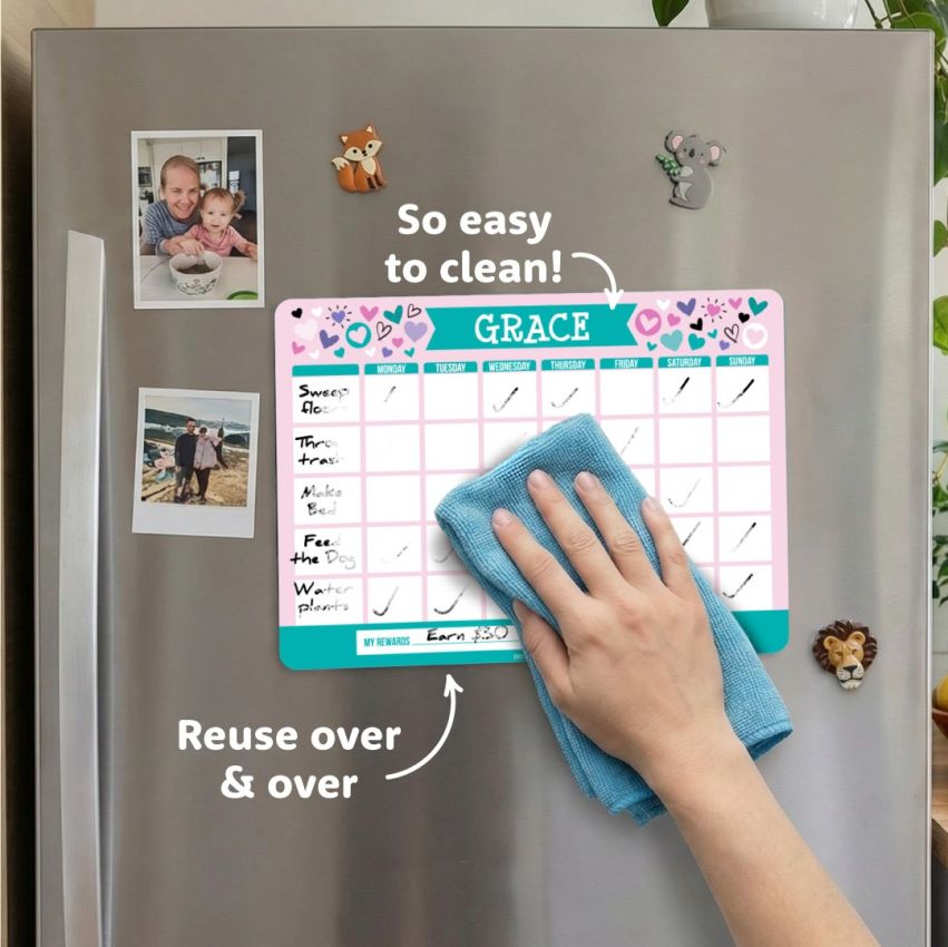 Kids Dry Erase Chore Chart product preview image