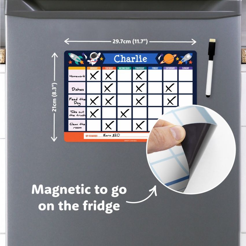 Kids Dry Erase Chore Chart product preview image