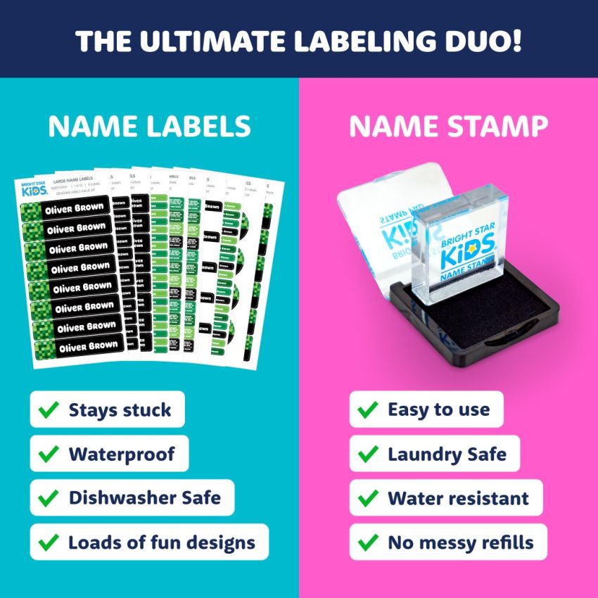 Name Label & Stamp Combo Pack product preview image