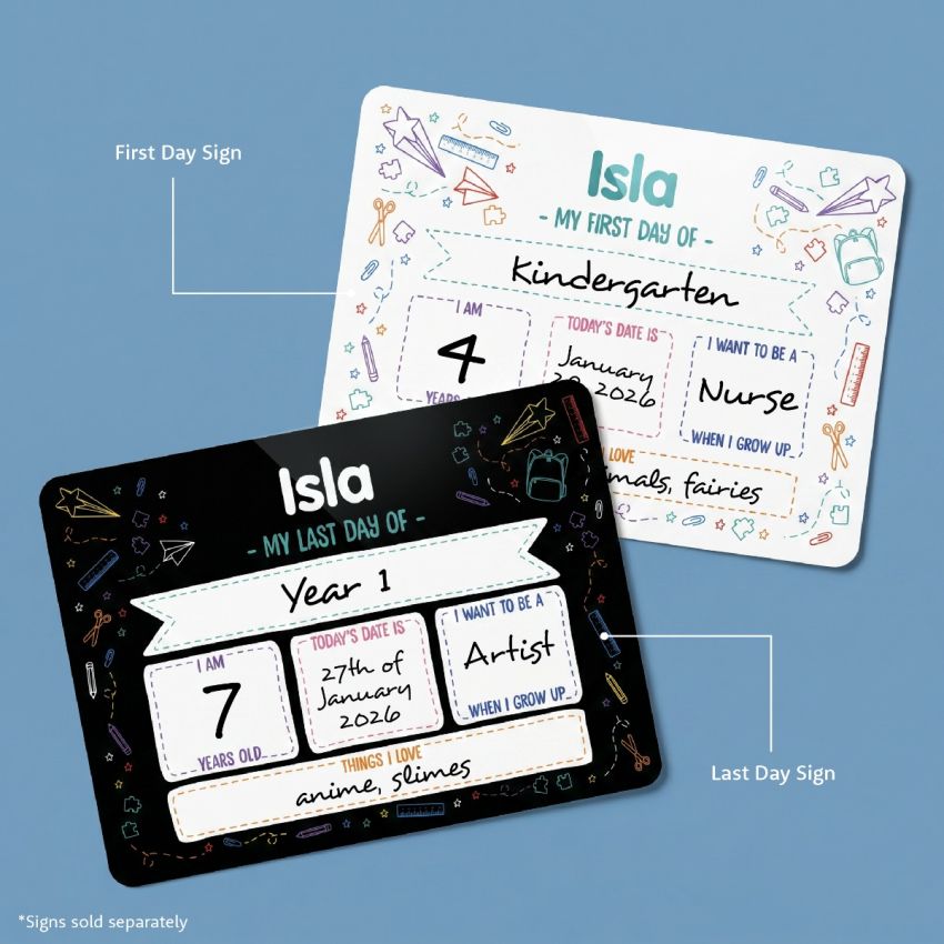 First Day Signs product preview image