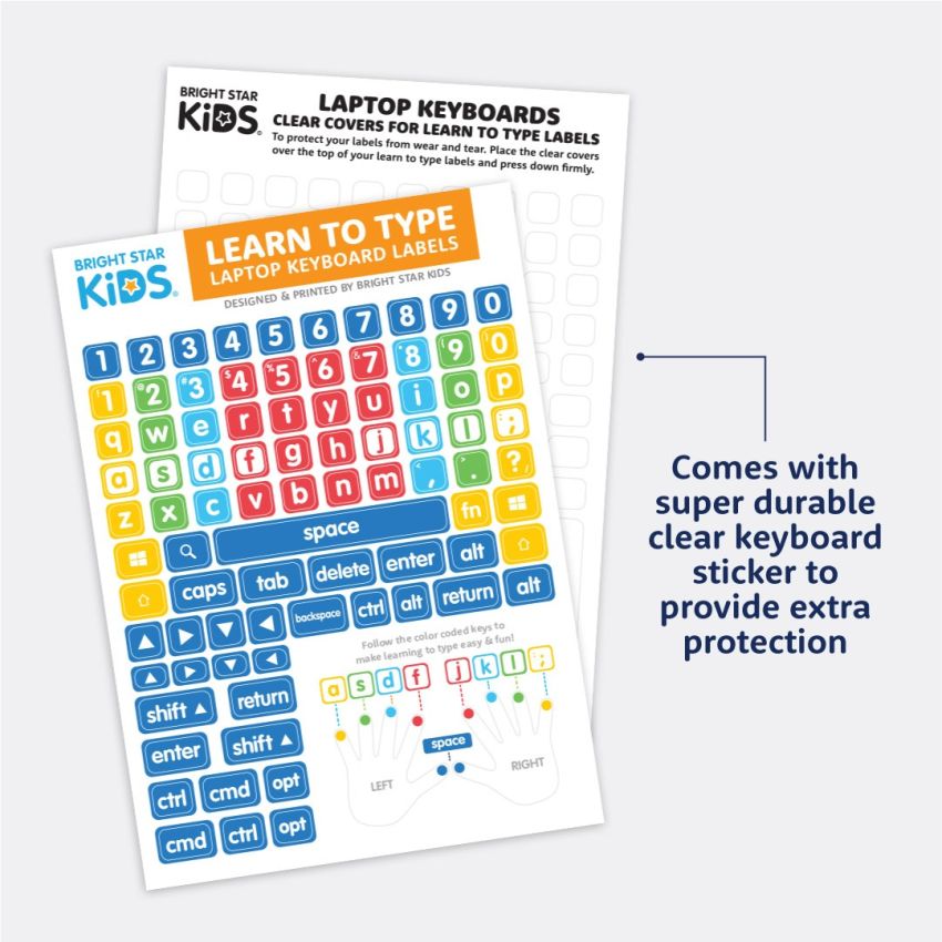 Learn To Type Keyboard Stickers gallery image №1