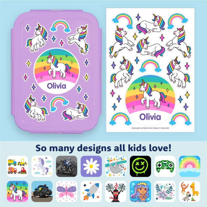 Lunch Box Name Labels product preview image