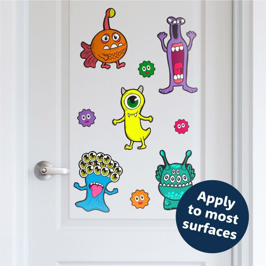 Monsters Wall Stickers product preview image