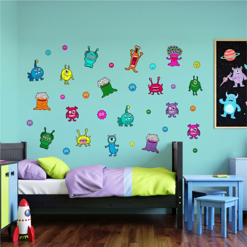Monsters Wall Stickers product preview image