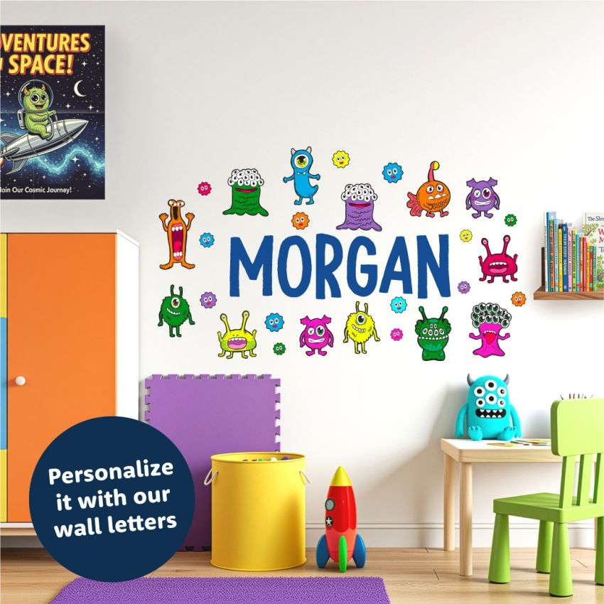 Monsters Wall Stickers product preview image
