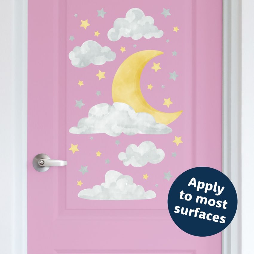 Moon & Stars Wall Stickers gallery image №2