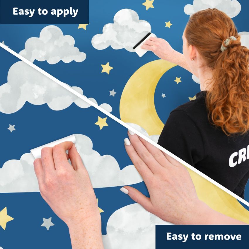 Moon & Stars Wall Stickers product preview image
