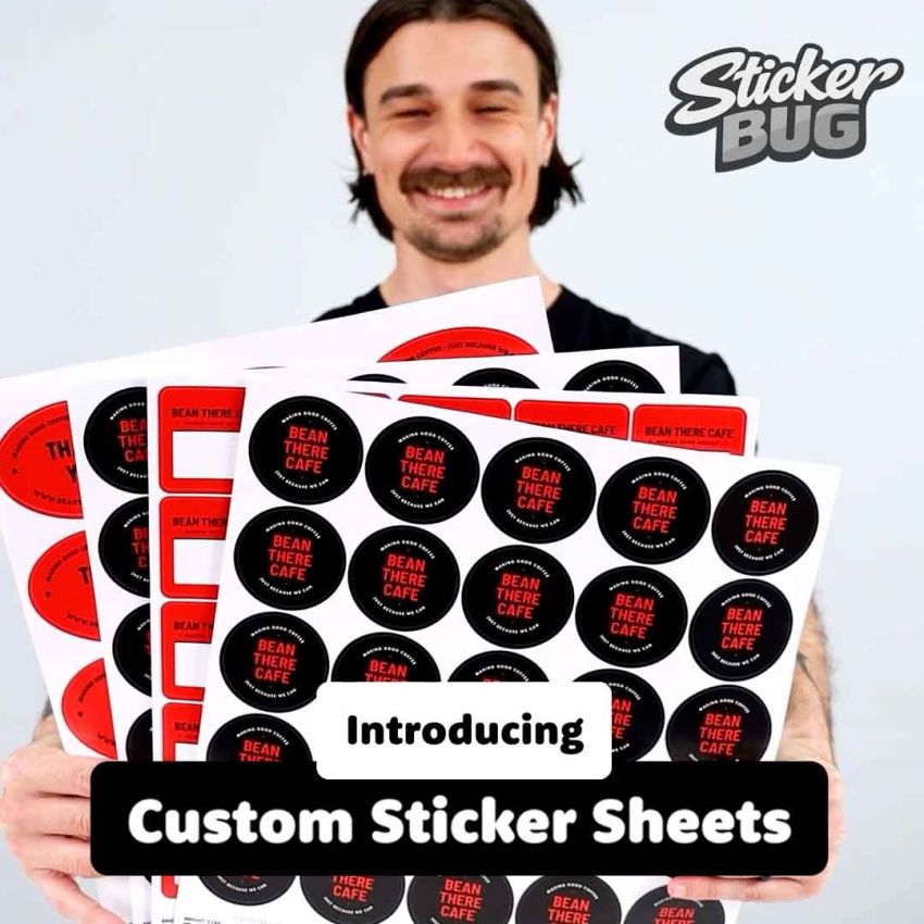 Custom Shape Vinyl Sticker Sheets gallery image №3