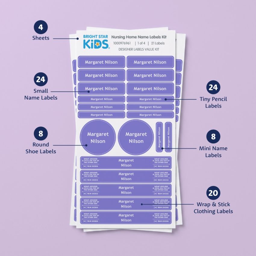 Nursing Home Name Label Pack product preview image
