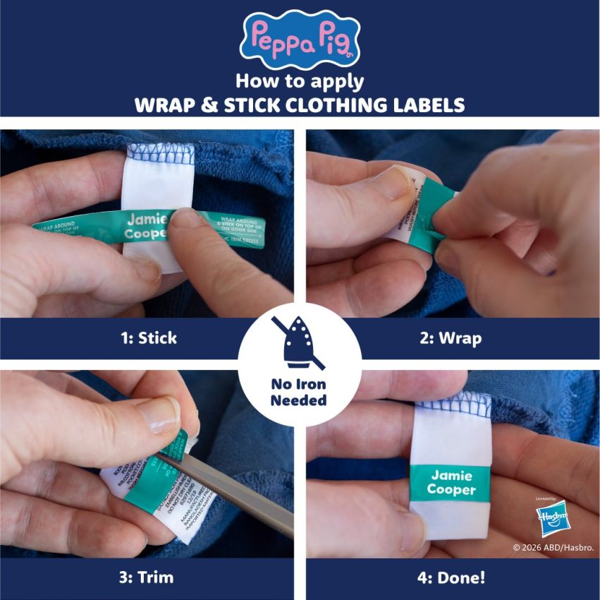 Peppa Pig Kid's Name Label Kit product preview image
