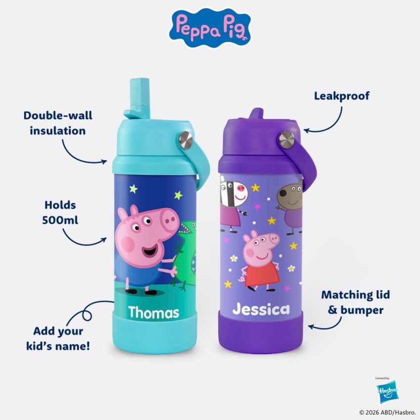 Peppa Pig Metal Drink Bottle gallery image №1
