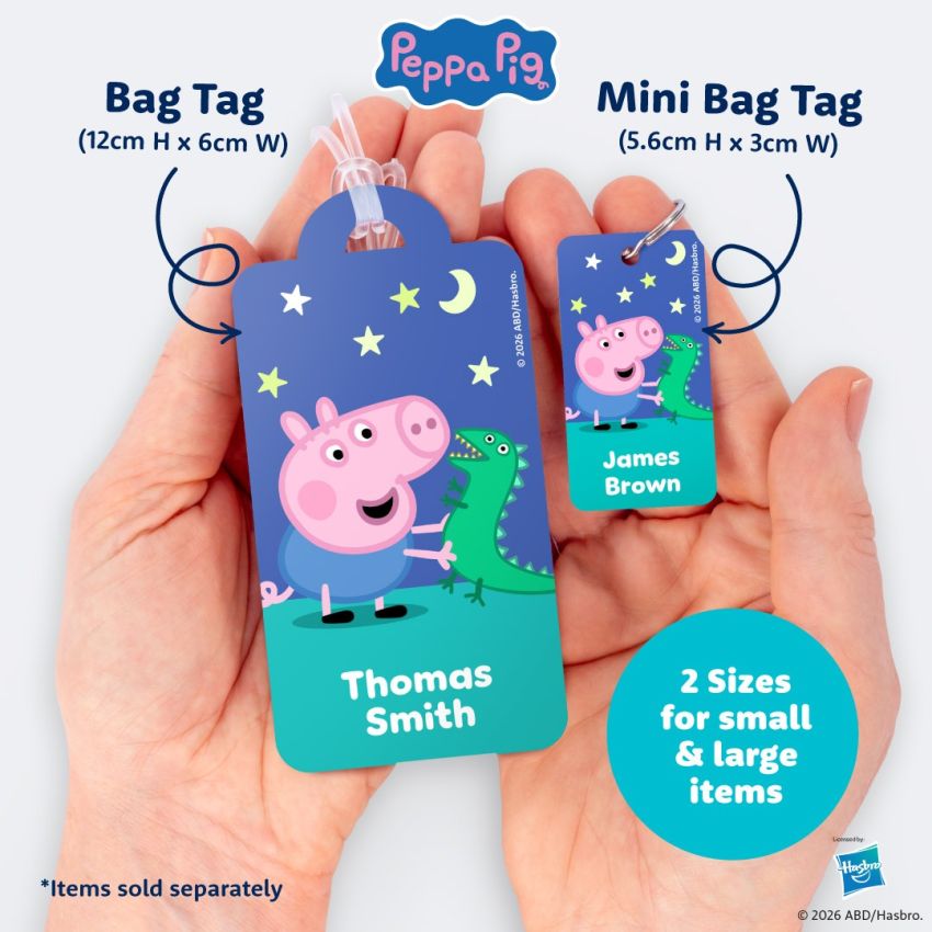 Peppa Pig Mini Bag Tag Twin Pack product preview image
