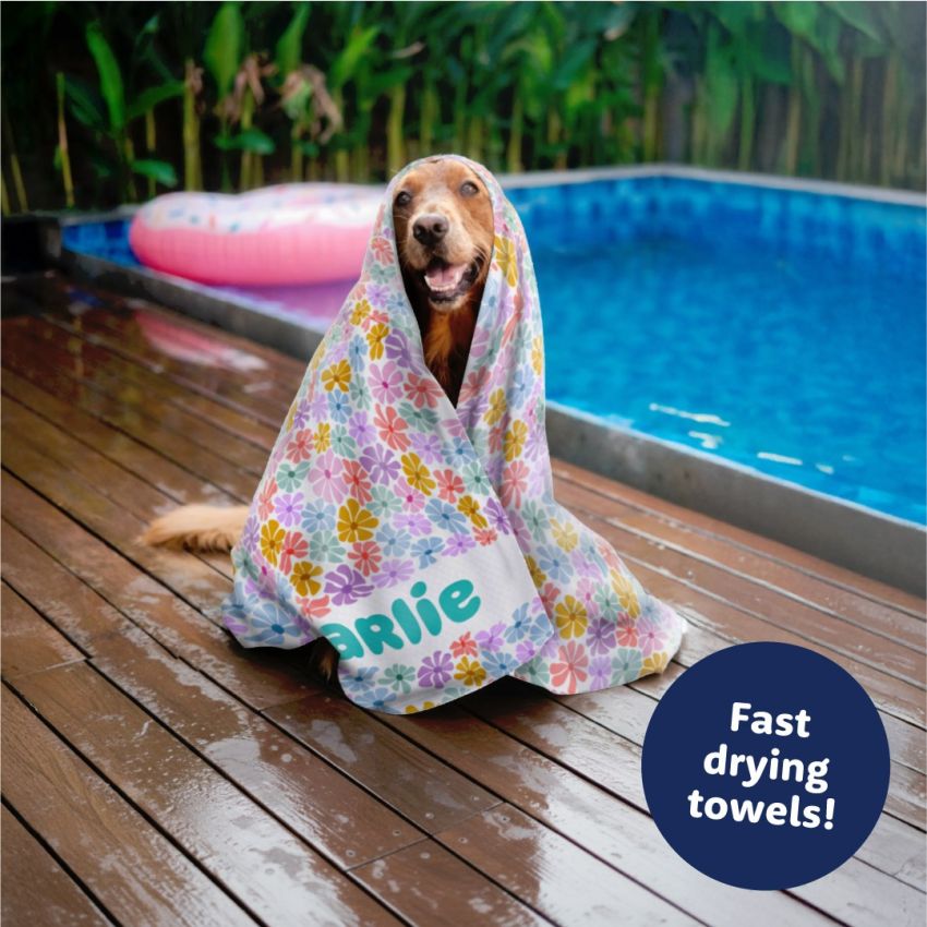 Personalised Dog Towel product preview image