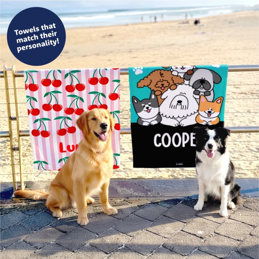 Personalised Dog Towel product preview image