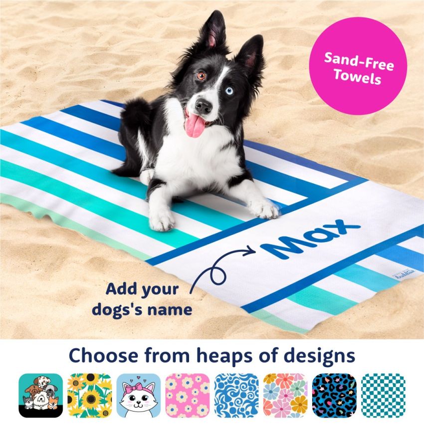 Personalised Dog Towel product preview image