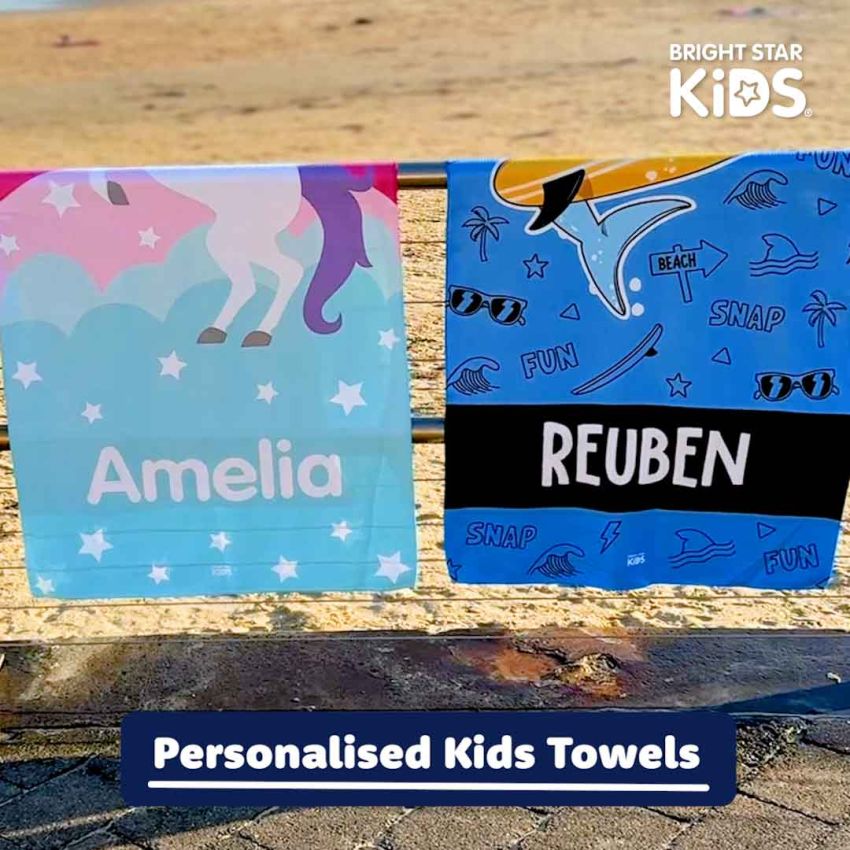 Personalised Kids Beach Towels gallery image №3