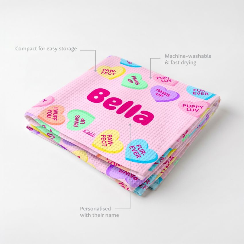 Personalised Dog Towel product preview image