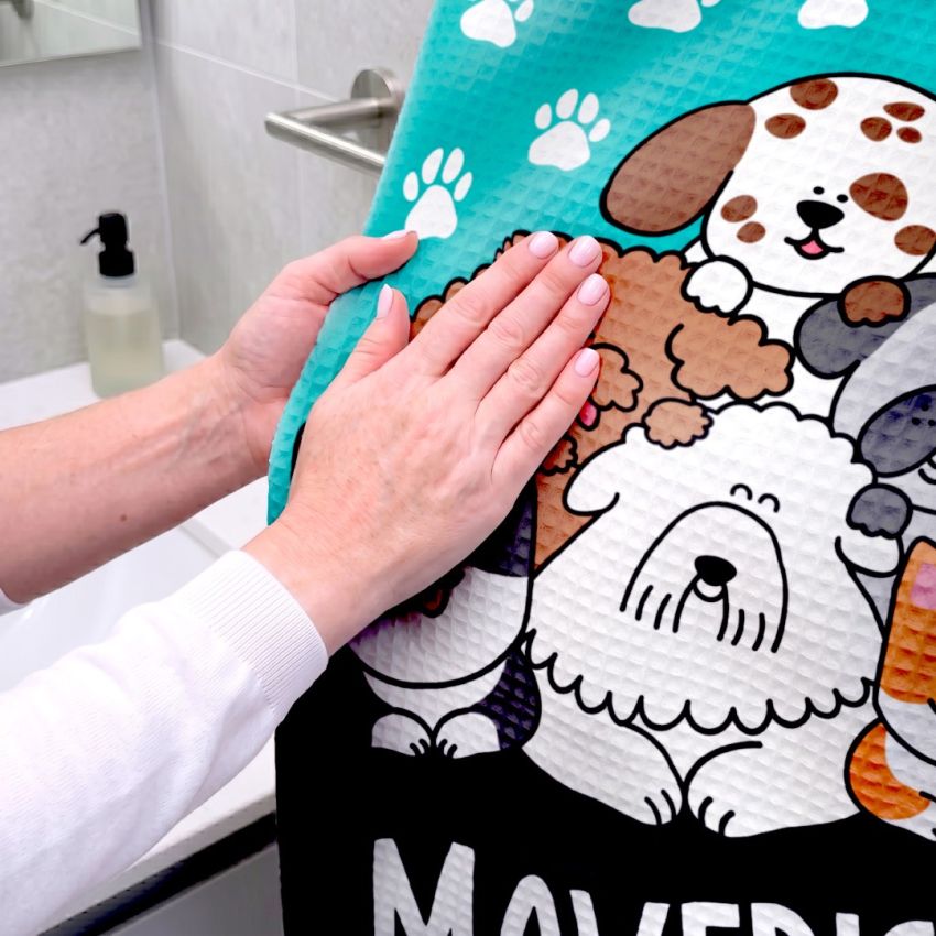 Personalised Dog Towel product preview image