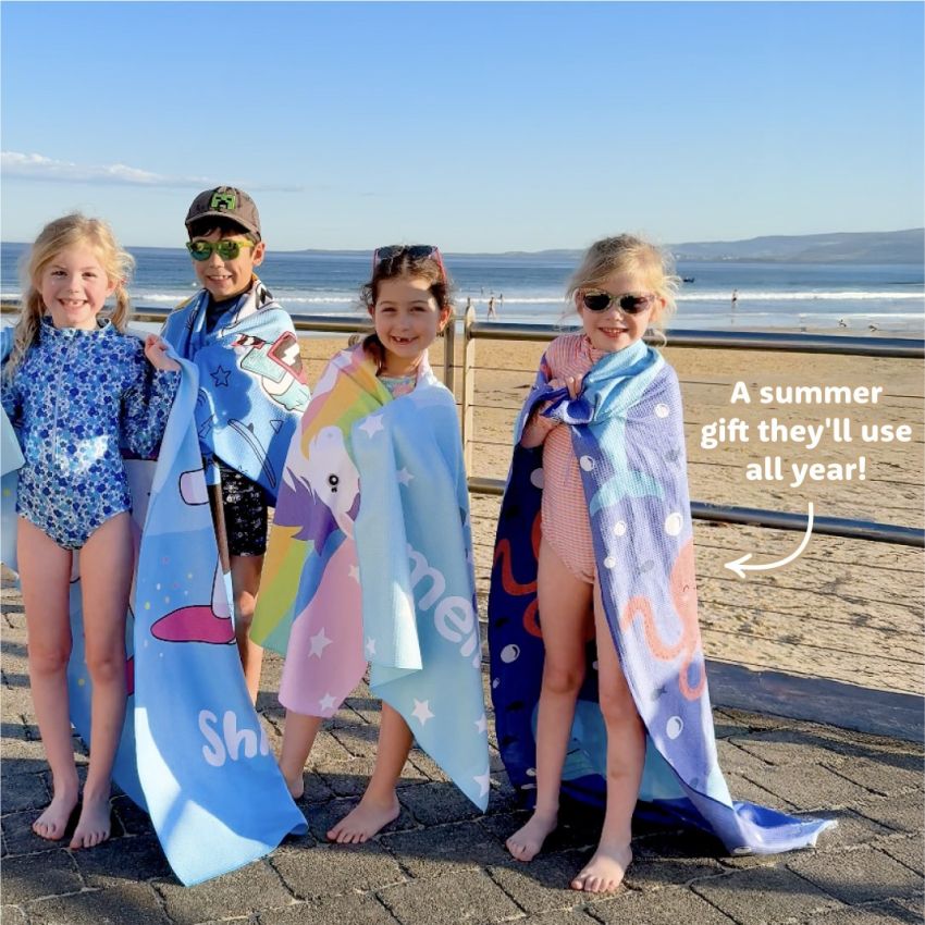 Personalised Kids Beach Towels product preview image