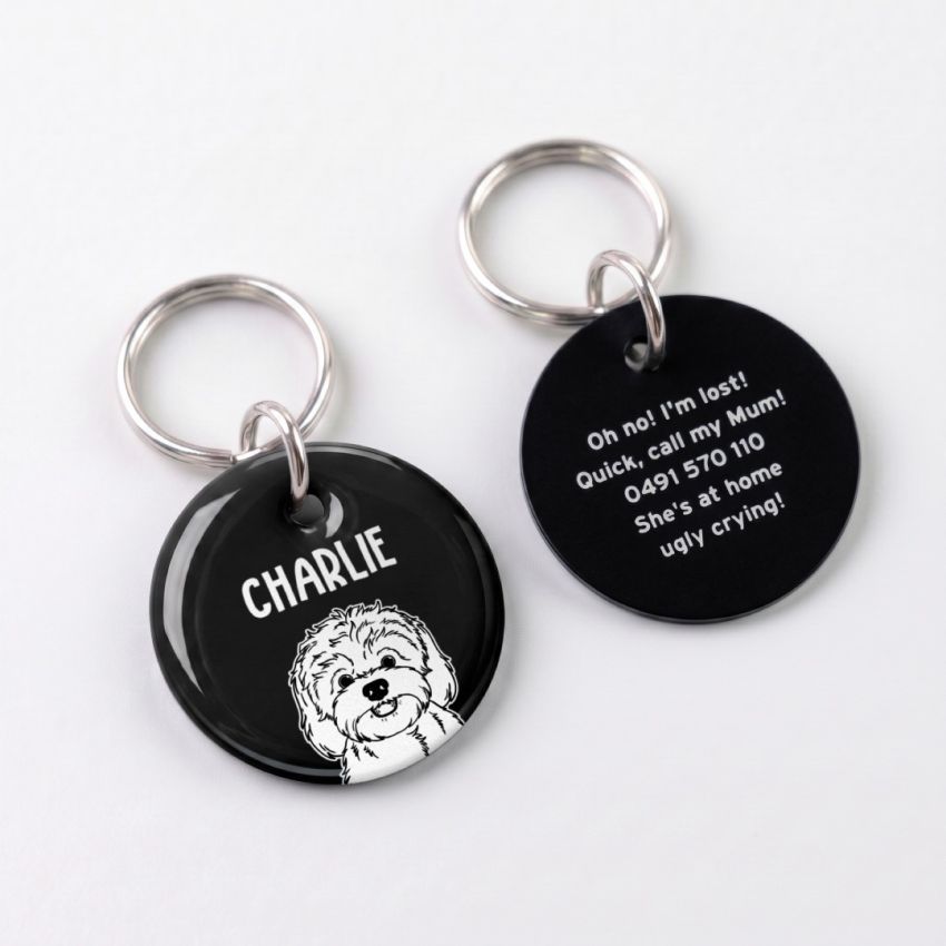 Premium Dog Portrait Tags product preview image