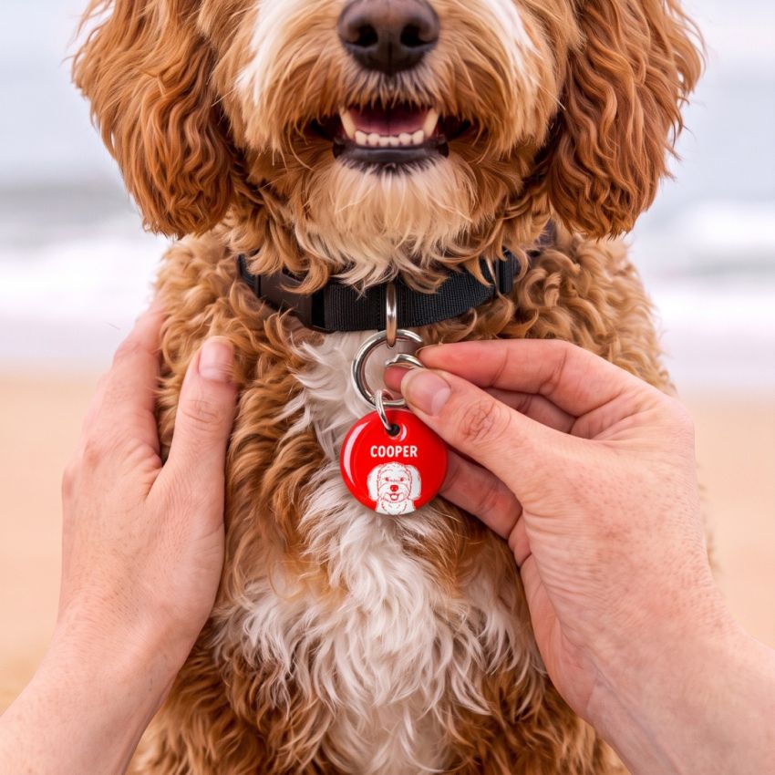 Premium Dog Portrait Tags product preview image