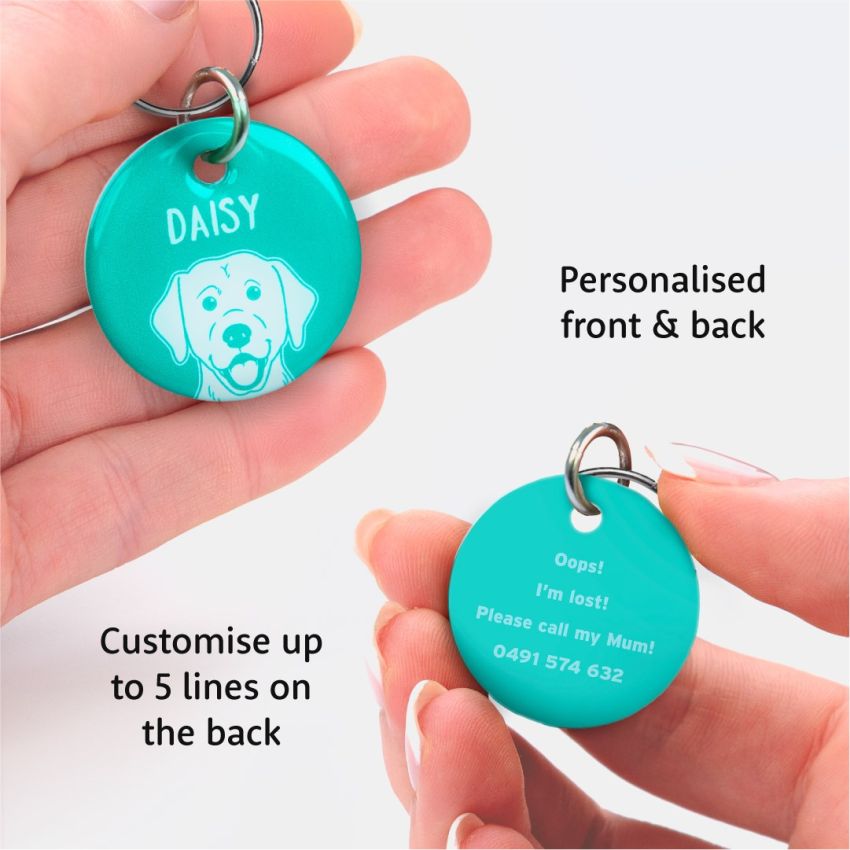 Premium Dog Portrait Tags product preview image