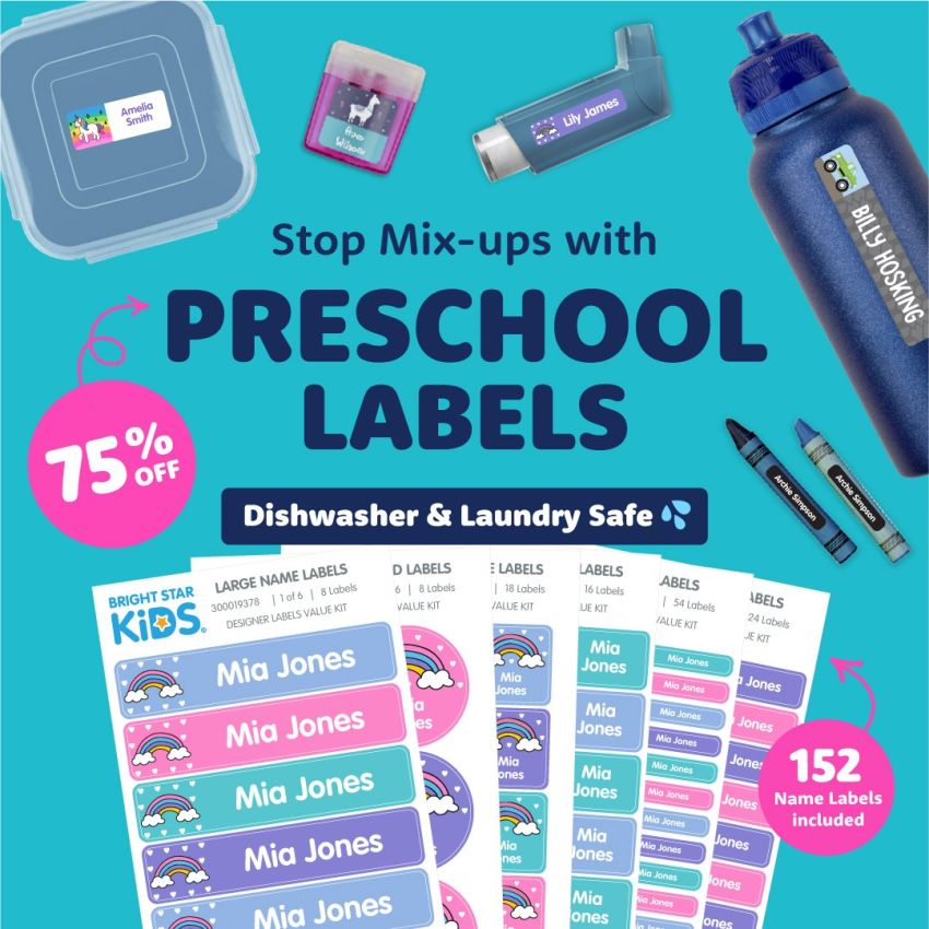 Preschool & Kindy Name Labels Value Kit product preview image