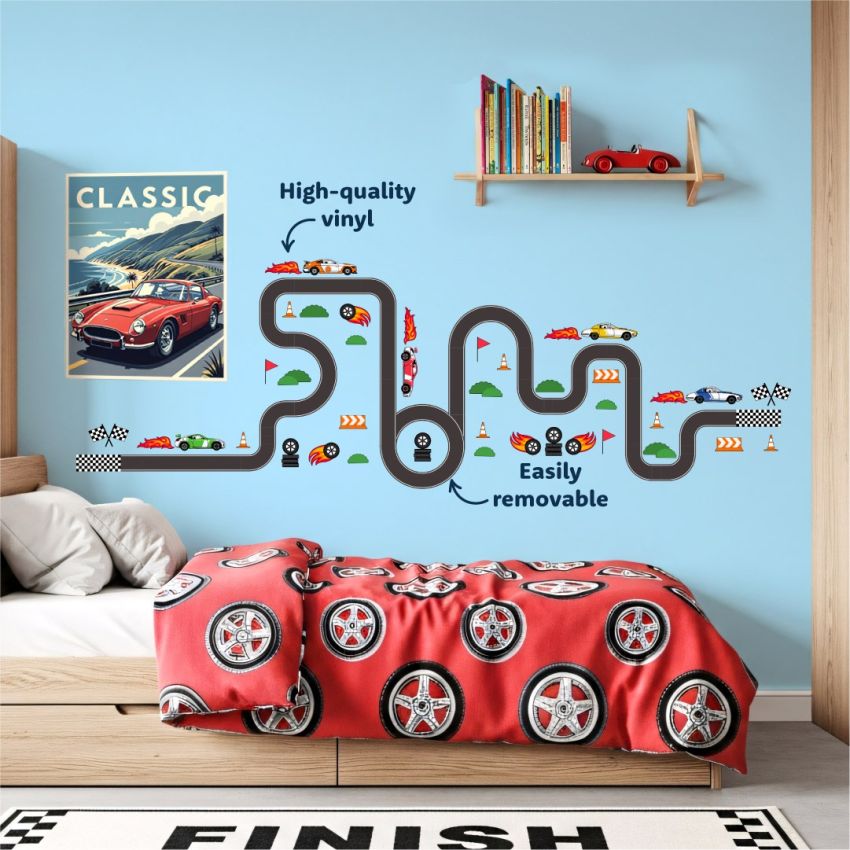 Race Track Wall Stickers gallery image №1