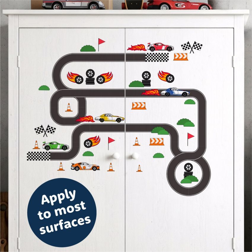 Race Track Wall Stickers gallery image №2