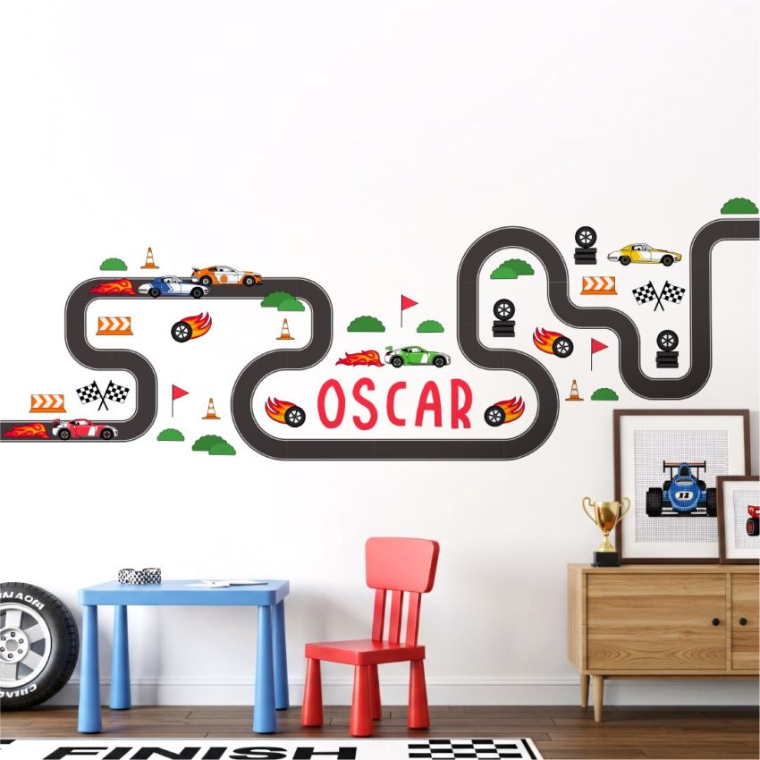 Race Track Wall Stickers gallery image №4