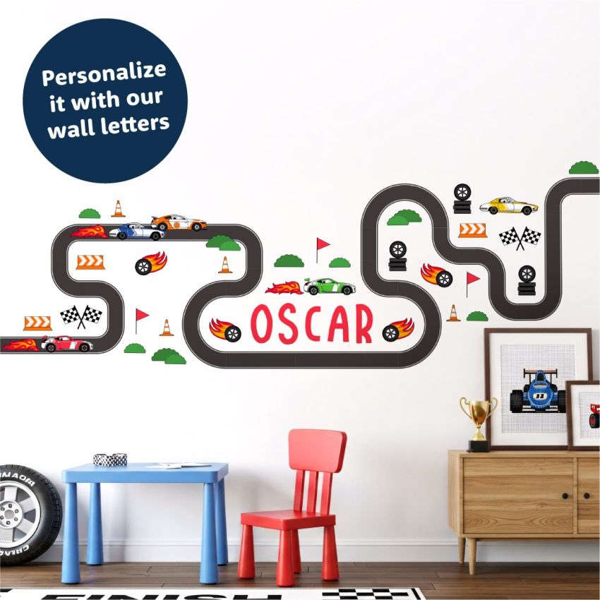 Race Track Wall Stickers product preview image