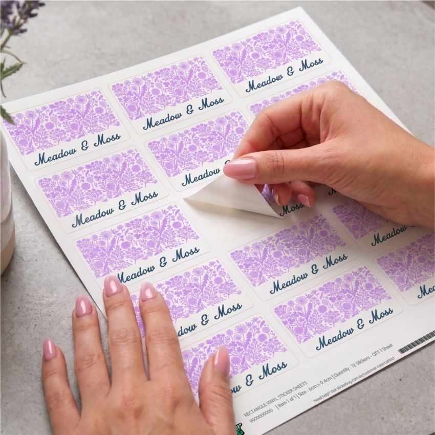 Rectangle Vinyl Sticker Sheets gallery image №1