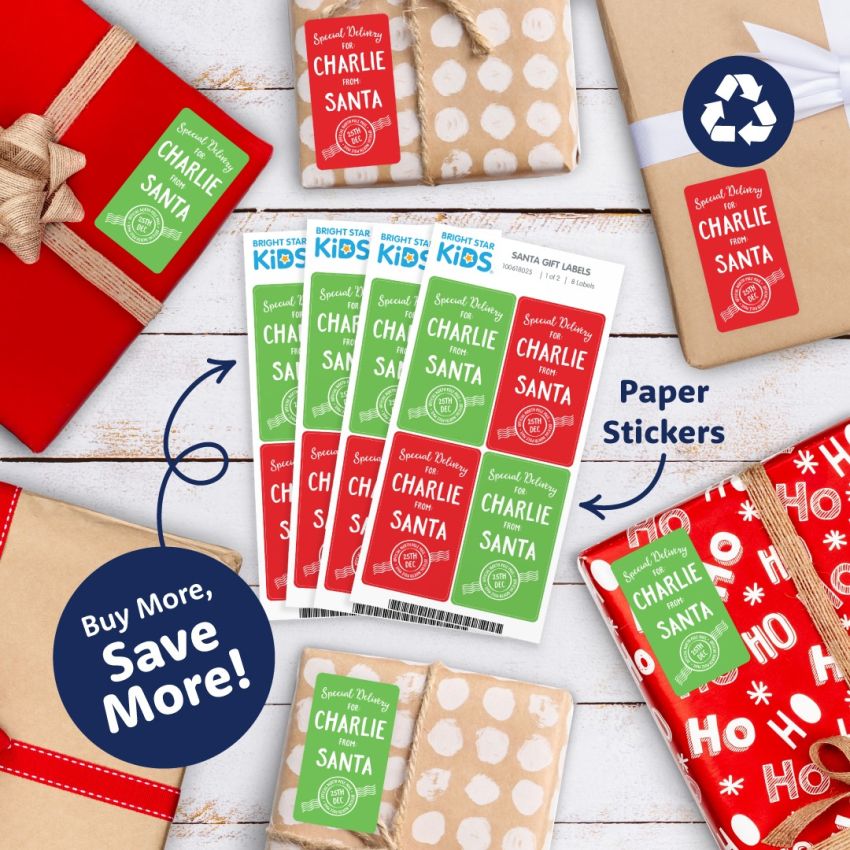 Santa Gift Labels product preview image