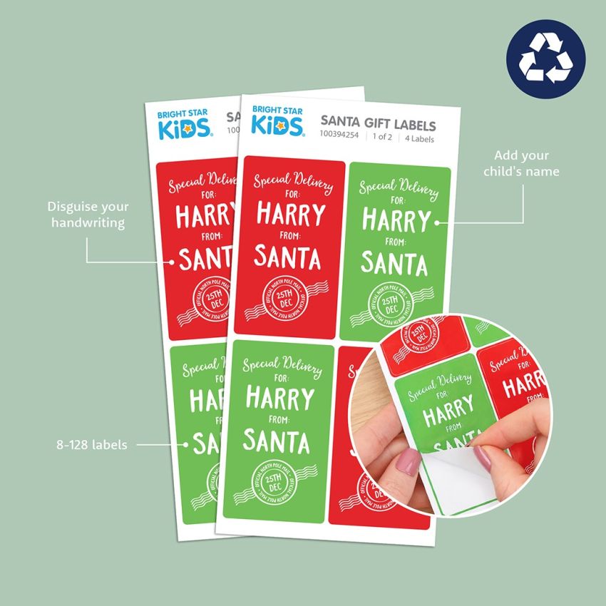 Santa Labels For Pets gallery image №1