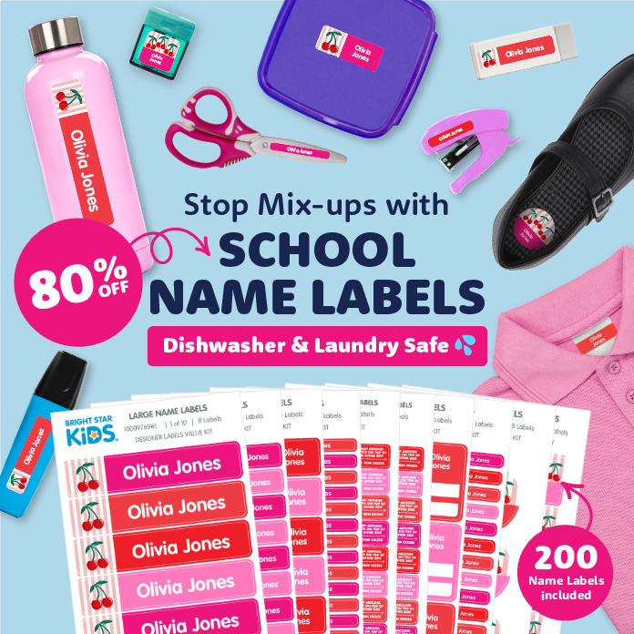 School Name Labels Combo Pack product preview image
