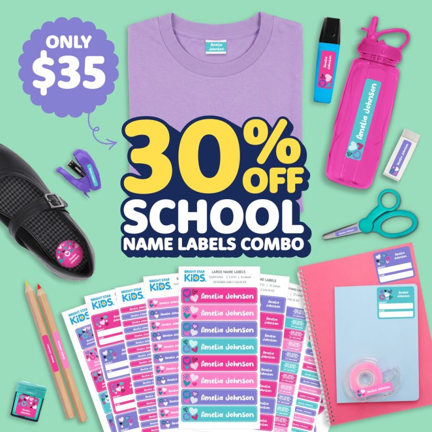 School Name Labels Combo Pack product preview image