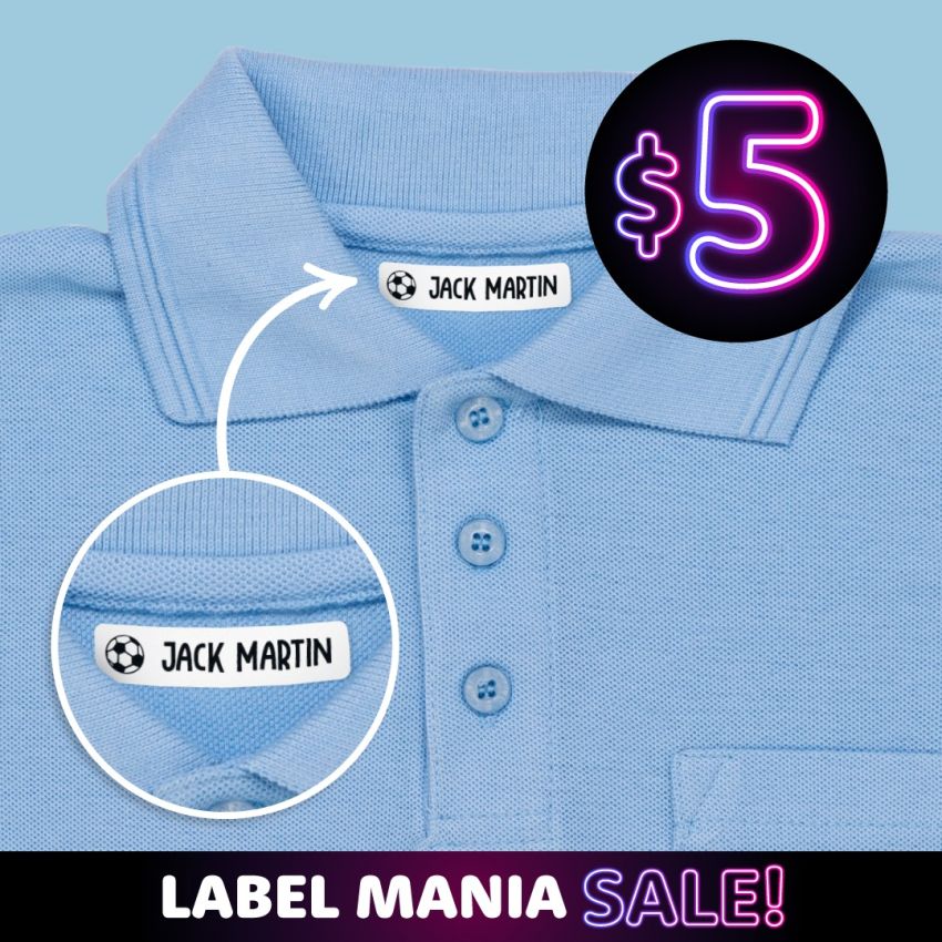 Small Clothing Name Labels product preview image