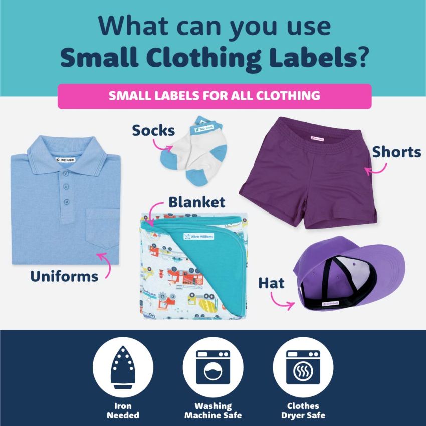 Classic Small Clothing Name Labels product preview image
