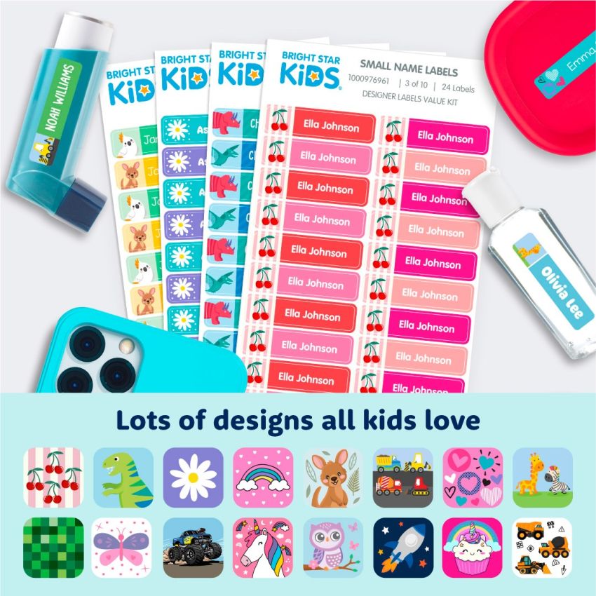 Small Stick On Name Labels product preview image
