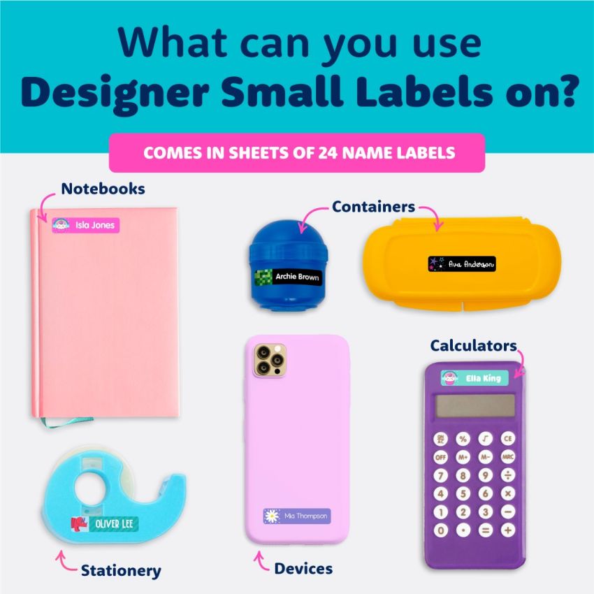 Small Stick On Name Labels product preview image