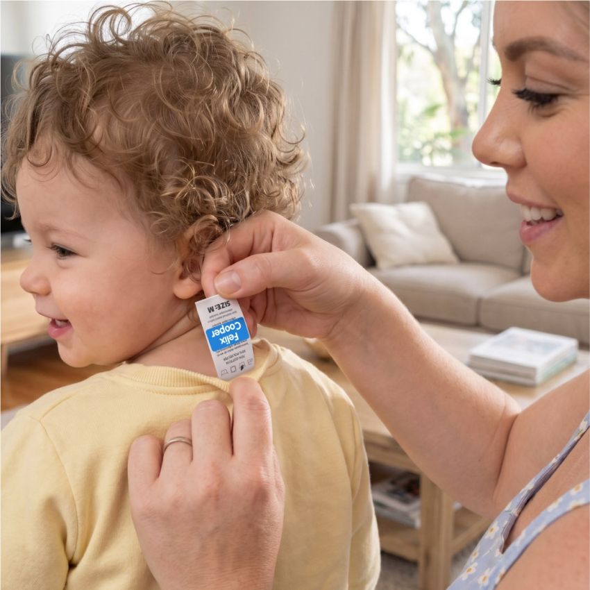 Stick & Go Clothing Tags product preview image