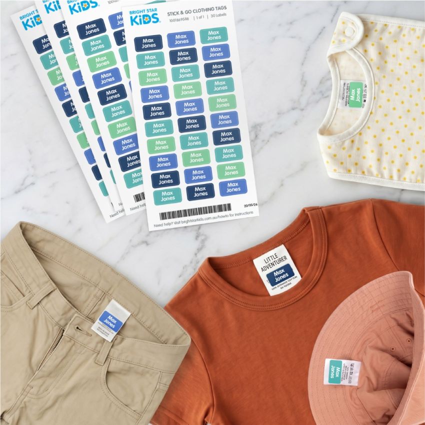 Stick & Go Clothing Tags product preview image