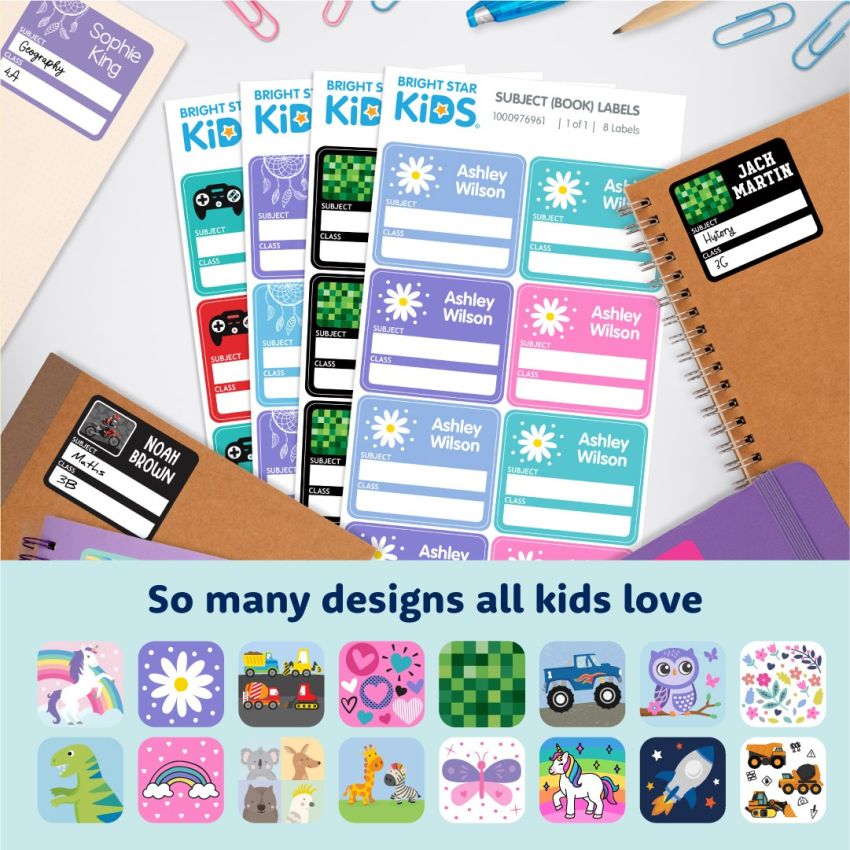 Subject (Book) Name Labels product preview image