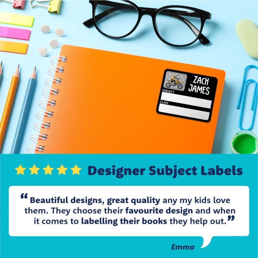 Subject (Book) Name Labels product preview image