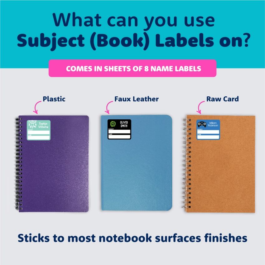 Subject (Book) Name Labels gallery image №3
