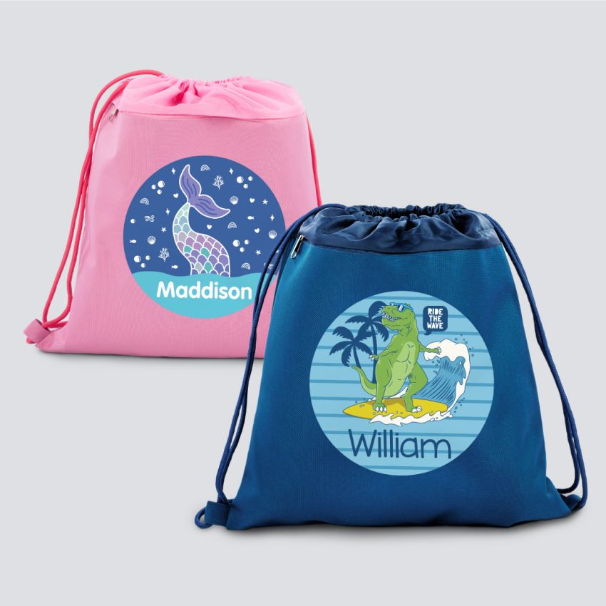 No Minimum Personalized Drawstring Bags Personalised Drawstring