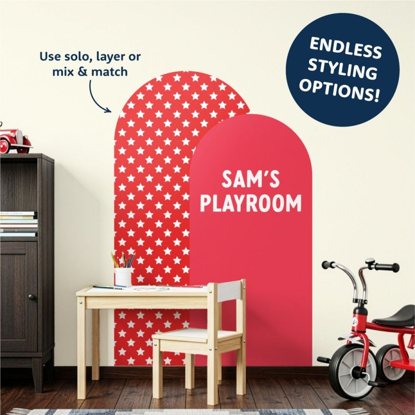 Tall Patterned Arch Wall Stickers product preview image